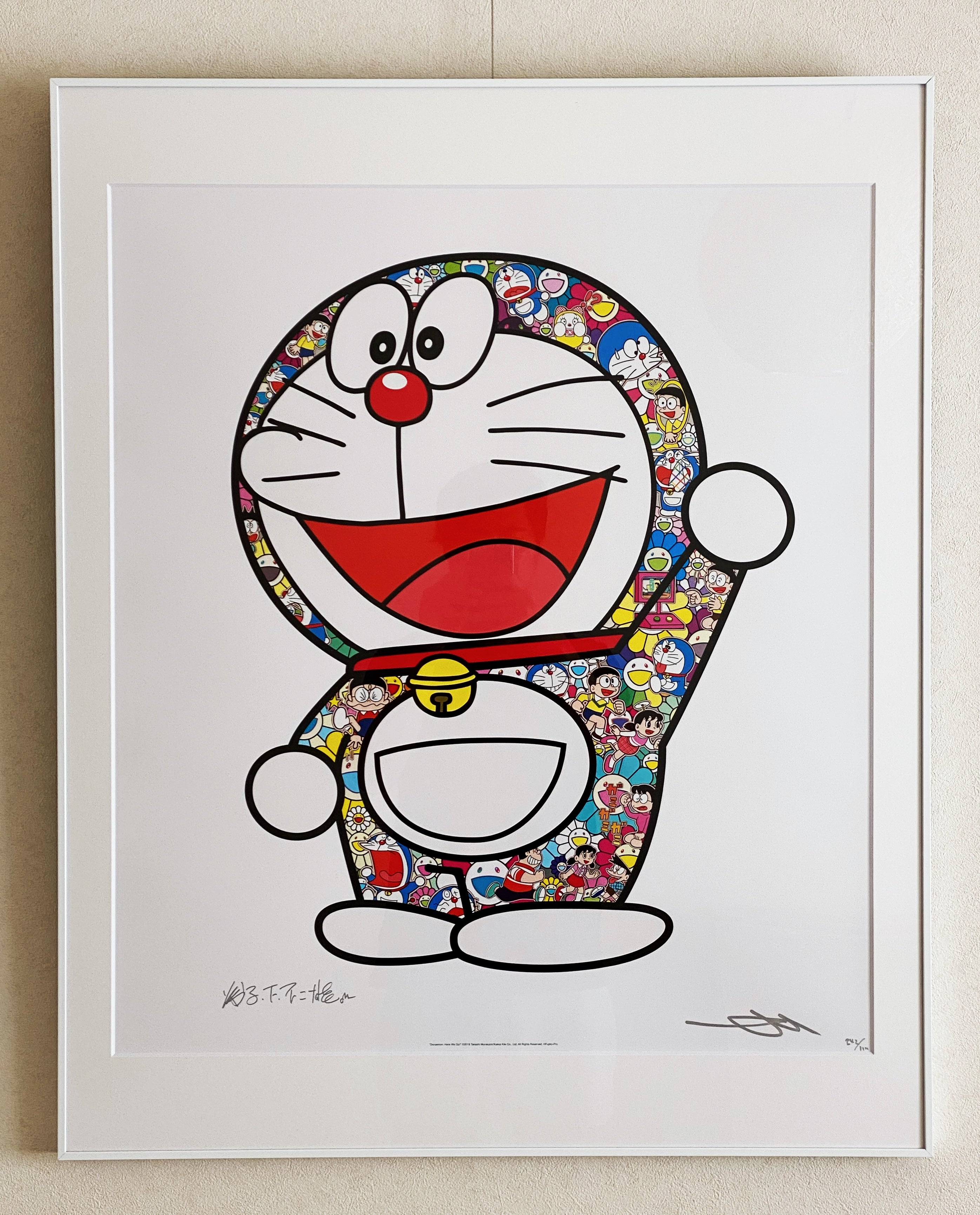 ドラえもん さぁ！行くぞ！ ポスター 村上隆 takashi murakami