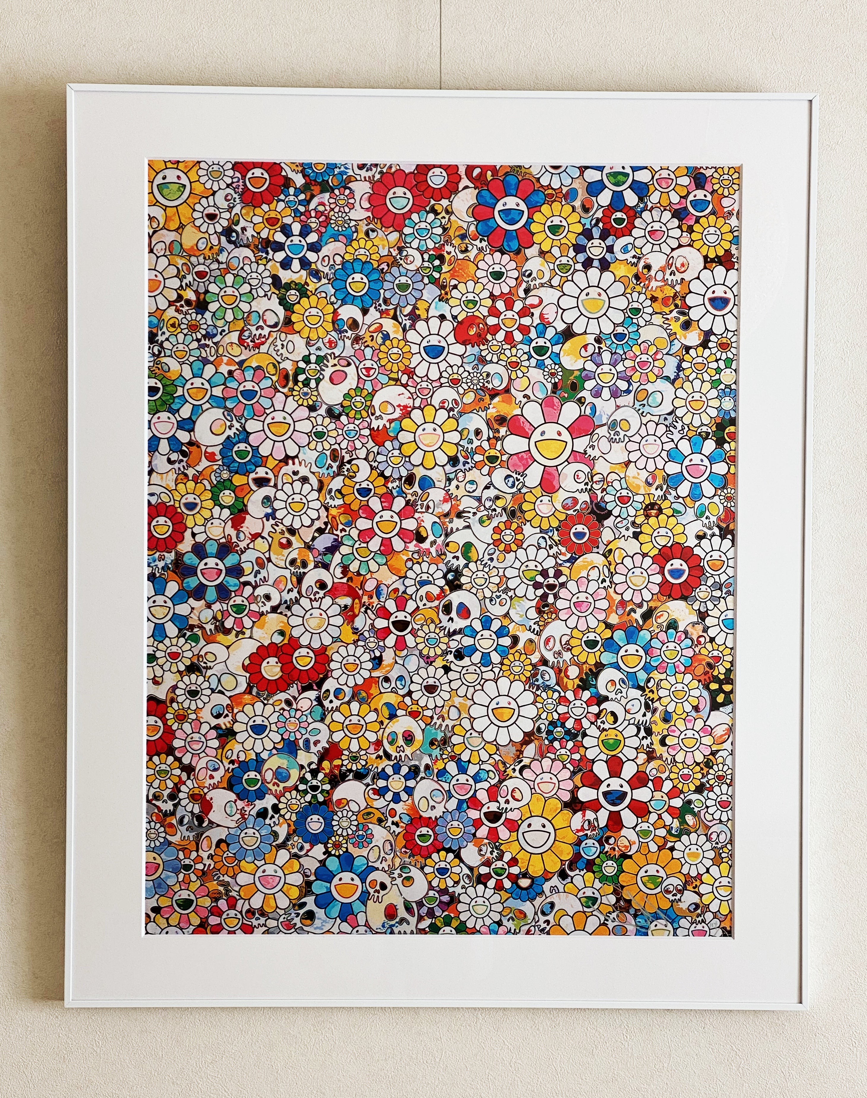 Skulls & Flowers Multicolor（黄） – Lilliput Gallery