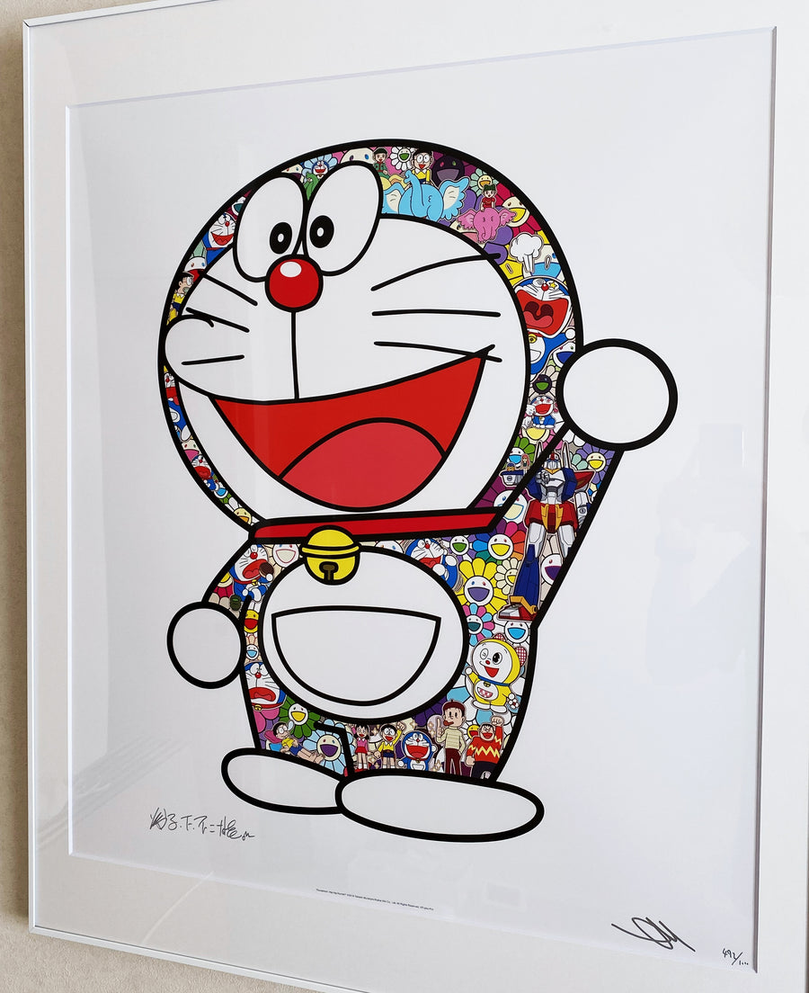 送料無料 新品 ドラえもん えいえいおー！(ポスター作品)絵画 ...